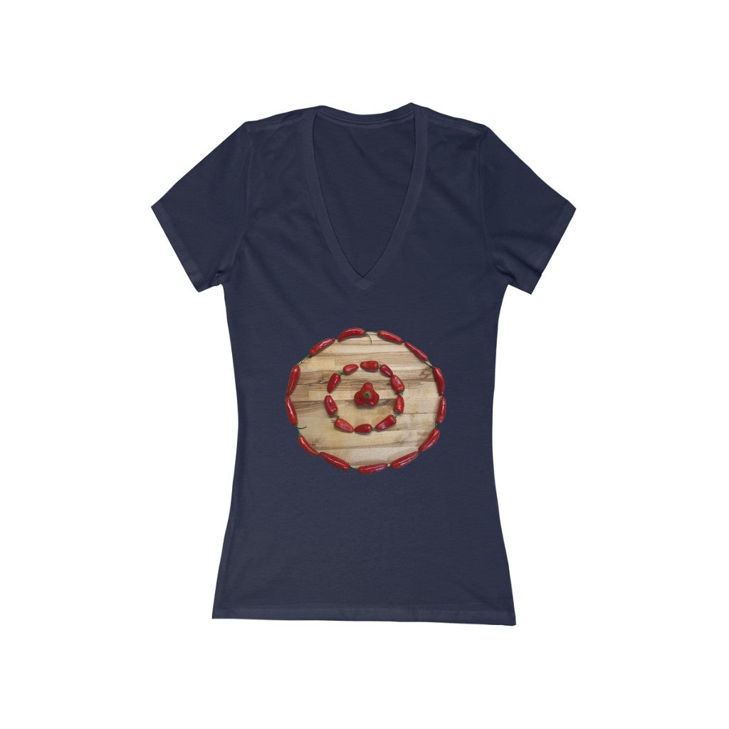 Ring of Fire 3 - Women's Jersey Short Sleeve V-Neck Tee