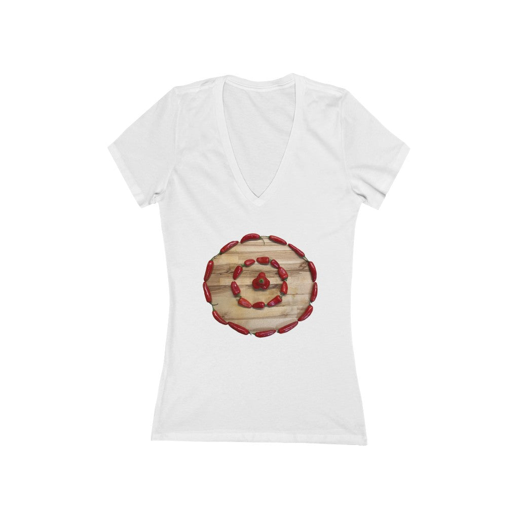 Ring of Fire 3 - Women's Jersey Short Sleeve V-Neck Tee
