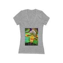 Load image into Gallery viewer, Orchid 2 - Women&#39;s Jersey Short Sleeve V-Neck Tee
