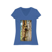 Load image into Gallery viewer, Yosemite Tree - Women&#39;s Jersey Short Sleeve V-Neck Tee
