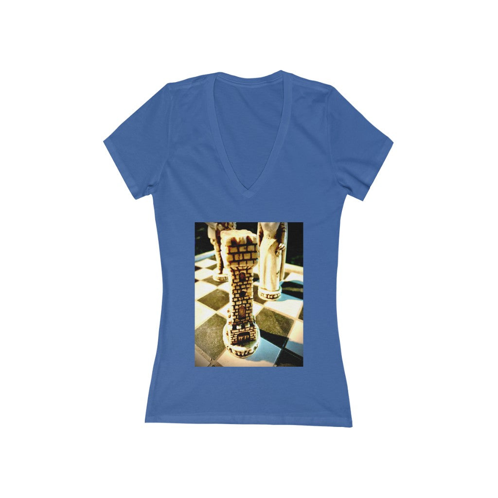 Rook - Women's Jersey Short Sleeve V-Neck Tee