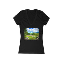 Load image into Gallery viewer, Yosemite 4 - Women&#39;s Jersey Short Sleeve V-Neck Tee
