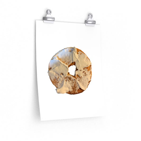 Bagel & Cream Cheese - Premium Matte poster