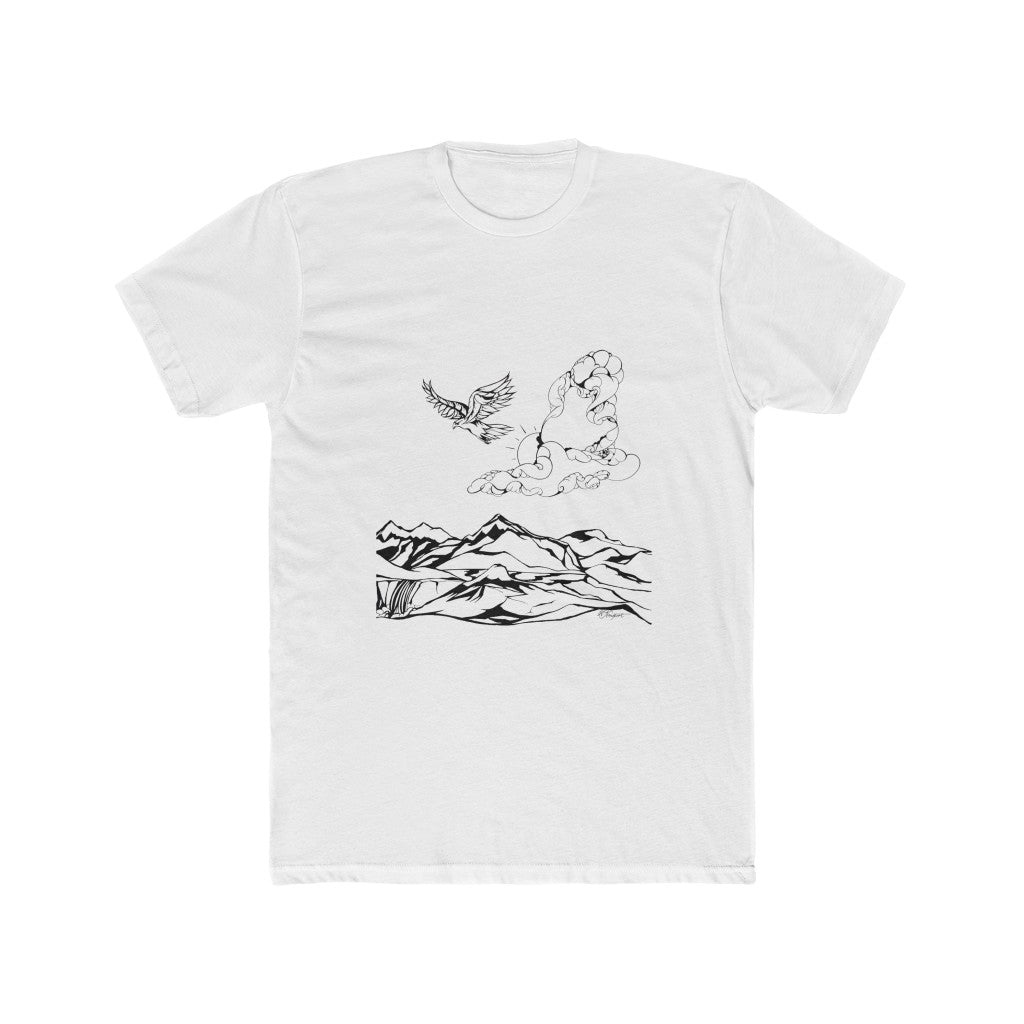 "Freedom - God's Gift" - Men's Cotton Crew Tee