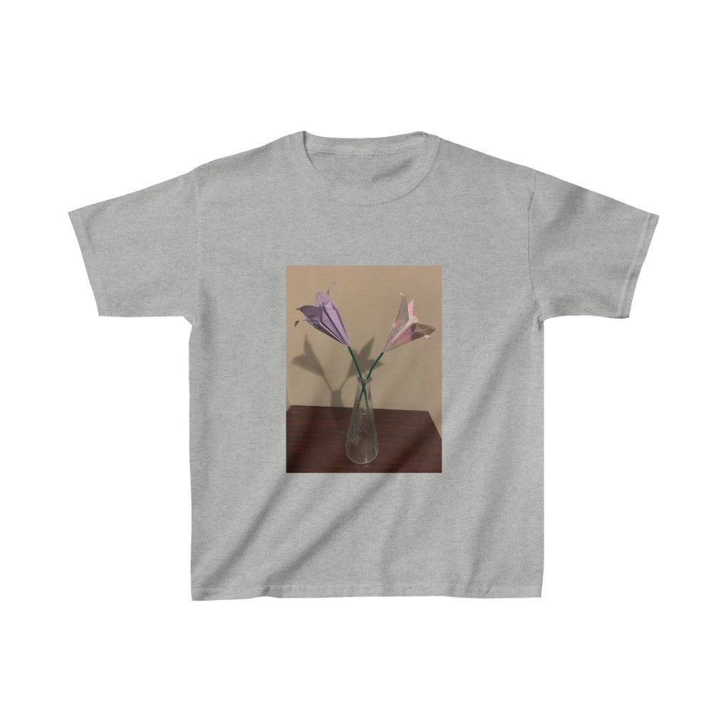 Origami Flowers - Kids Heavy Cotton™ Tee
