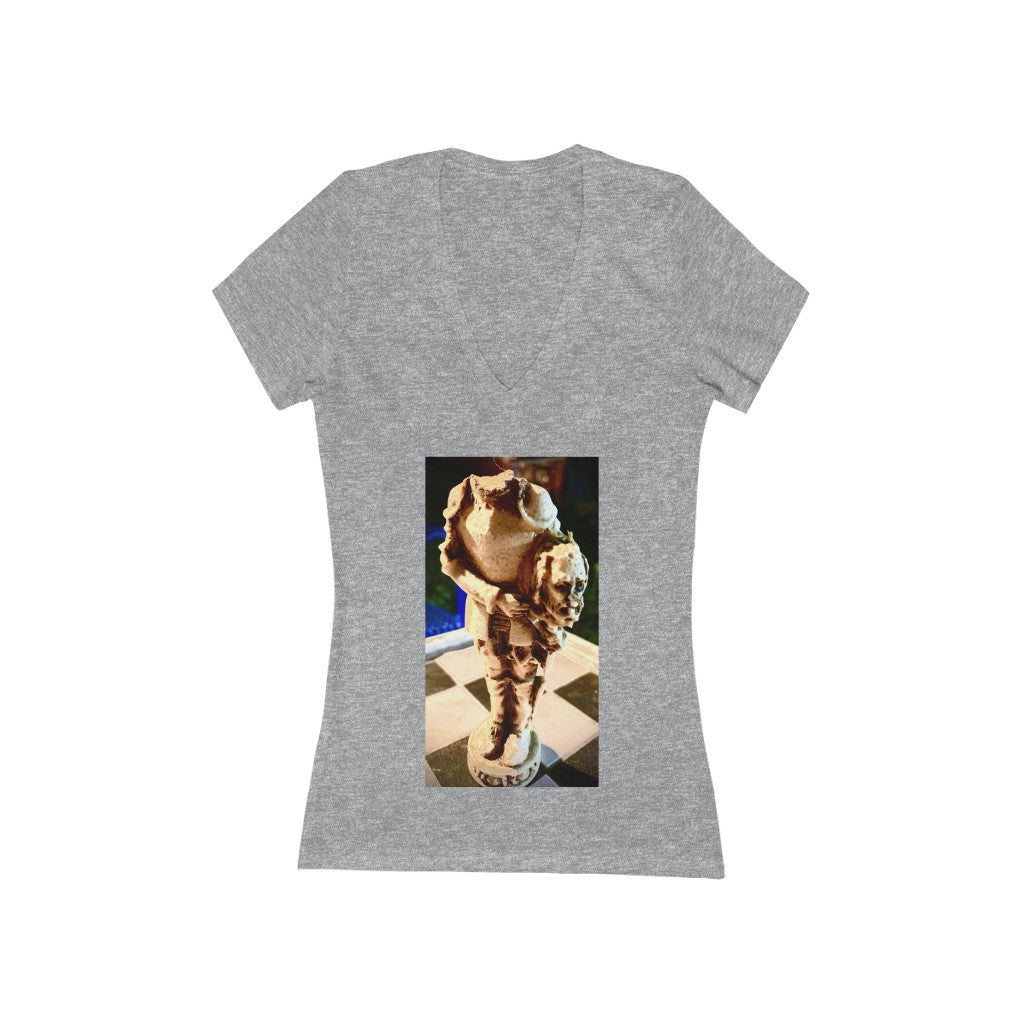 Headless King - Women's Jersey Short Sleeve V-Neck Tee