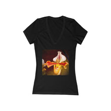 Load image into Gallery viewer, Orchid 1 - Women&#39;s Jersey Short Sleeve V-Neck Tee
