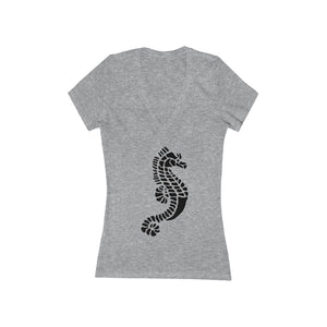 Seahorse - Women's Jersey Short Sleeve V-Neck Tee