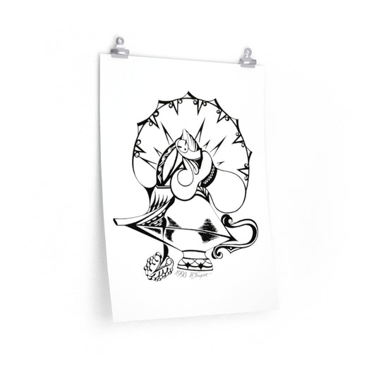 "Aladdin's Lamp" - Premium Matte poster