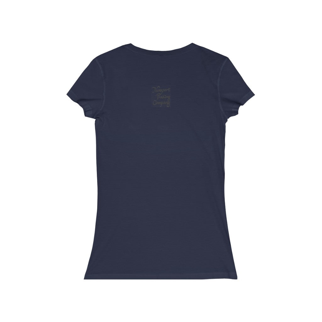 Wing & Sunset - Women's Jersey Short Sleeve V-Neck Tee
