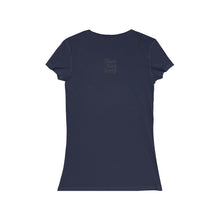 Load image into Gallery viewer, Wine Barrel in the Loire Valley - Women&#39;s Jersey Short Sleeve V-Neck Tee
