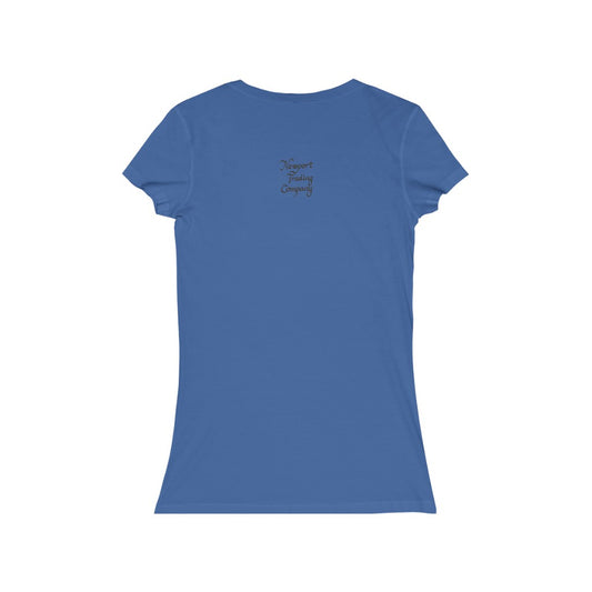 Pancakes - Women's Jersey Short Sleeve V-Neck Tee