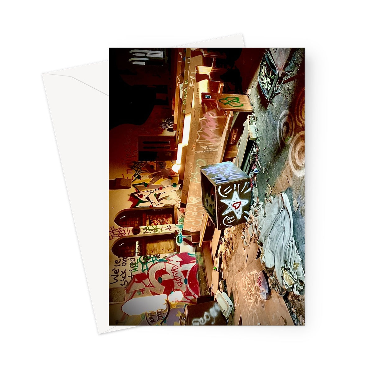 Sick & Tired Greeting Card
