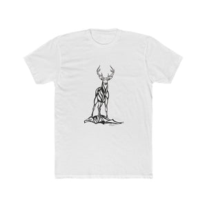 "Stag" - Men's Cotton Crew Tee