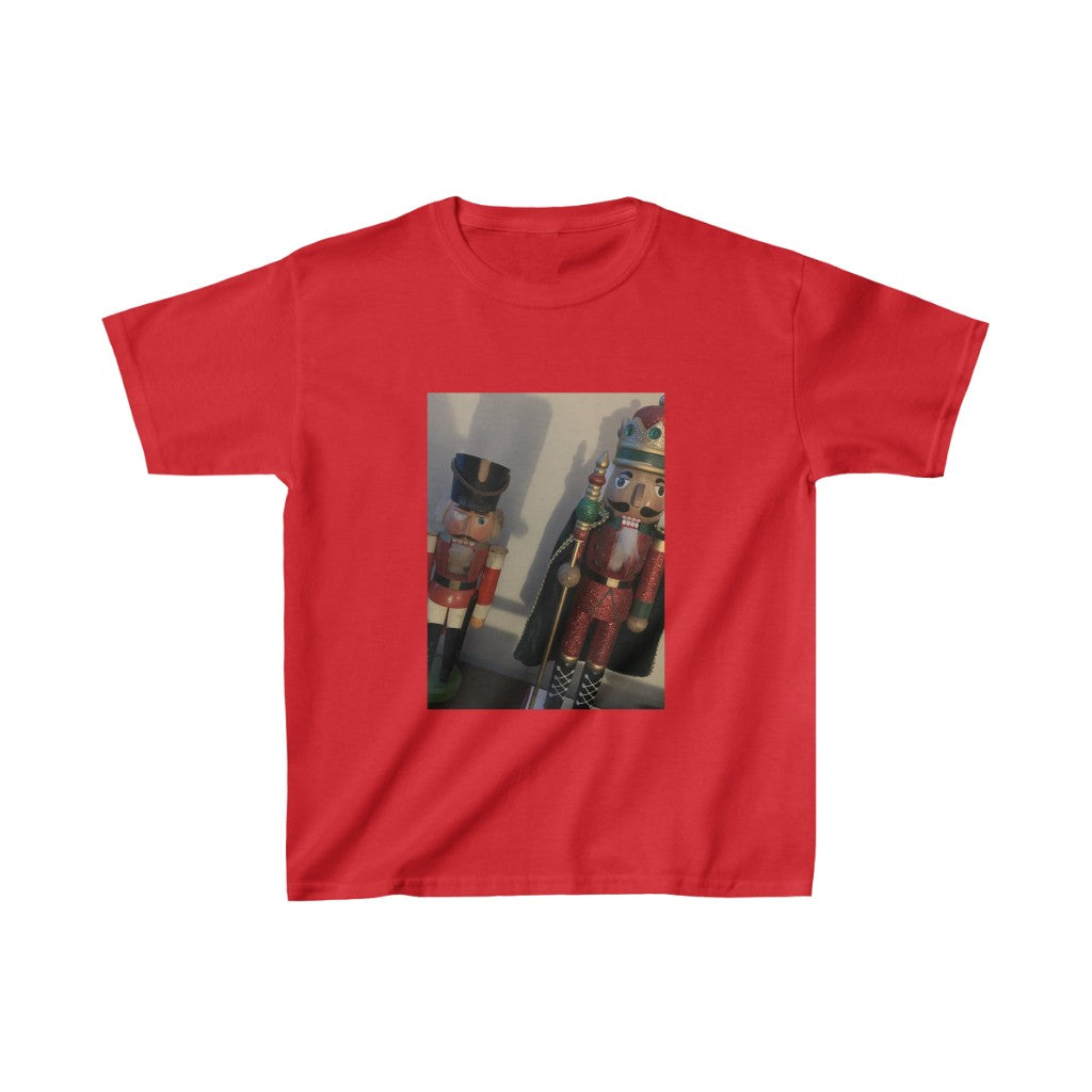 Nutcrackers, passing of the torch from battled warrior - Kids Heavy Cotton™ Tee