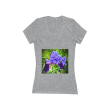 Load image into Gallery viewer, Iris - Women&#39;s Jersey Short Sleeve V-Neck Tee
