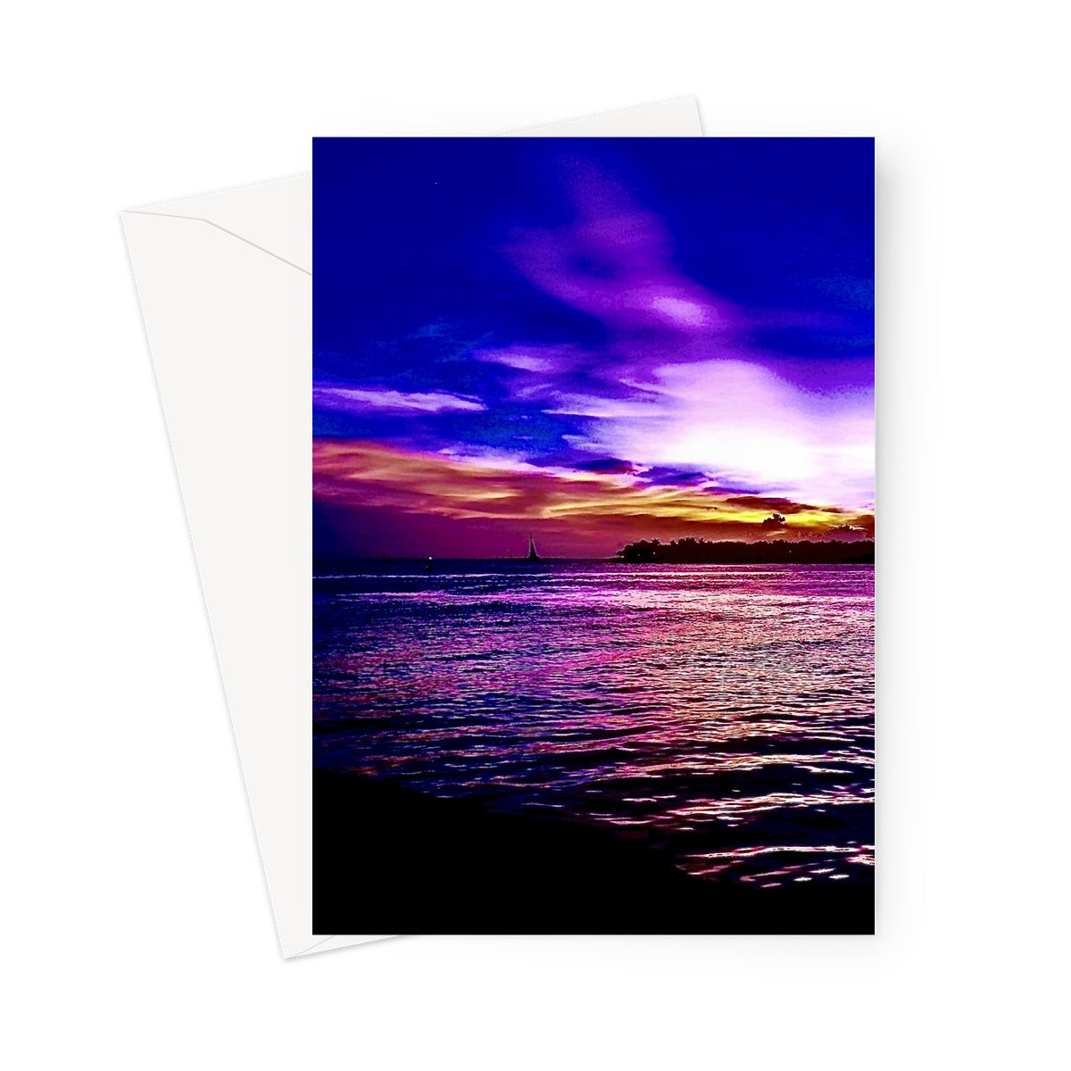 Moon 3 Greeting Card
