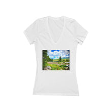 Load image into Gallery viewer, Yosemite 4 - Women&#39;s Jersey Short Sleeve V-Neck Tee
