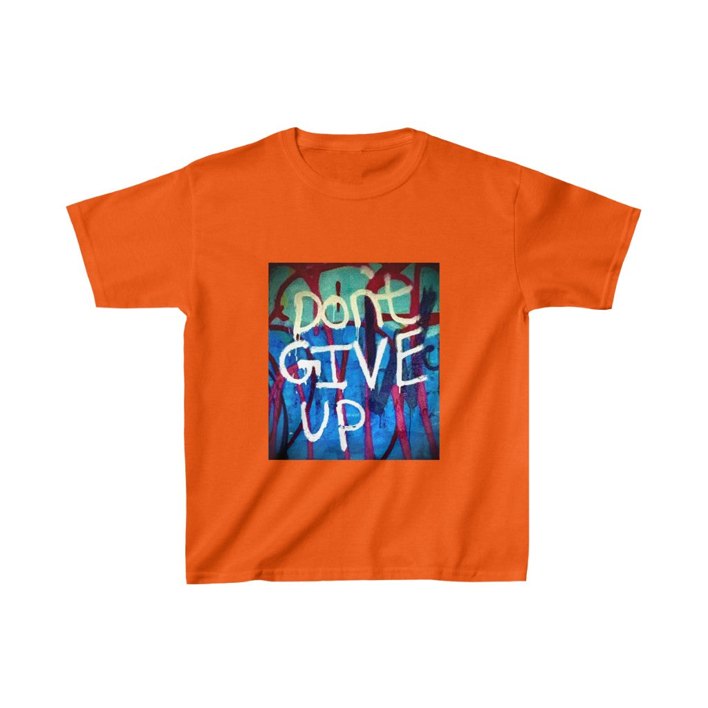 Don't Give Up - Kids Heavy Cotton™ Tee