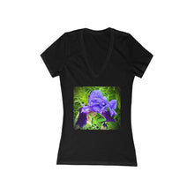 Load image into Gallery viewer, Iris - Women&#39;s Jersey Short Sleeve V-Neck Tee
