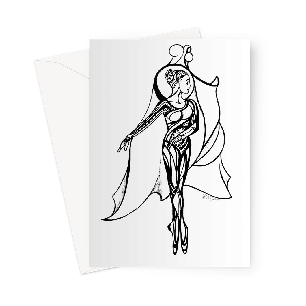 Ballerina Greeting Card