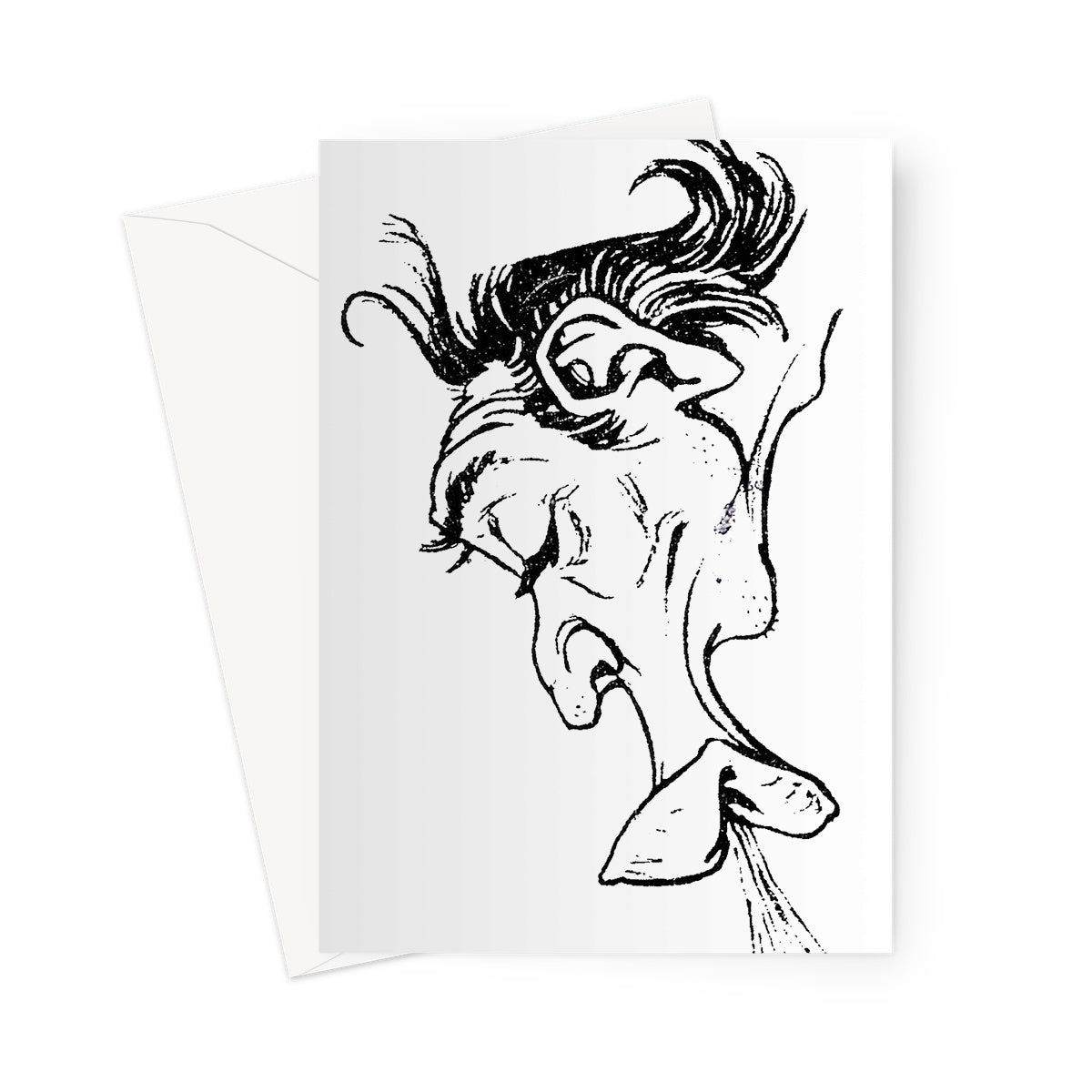 Big Lips Greeting Card