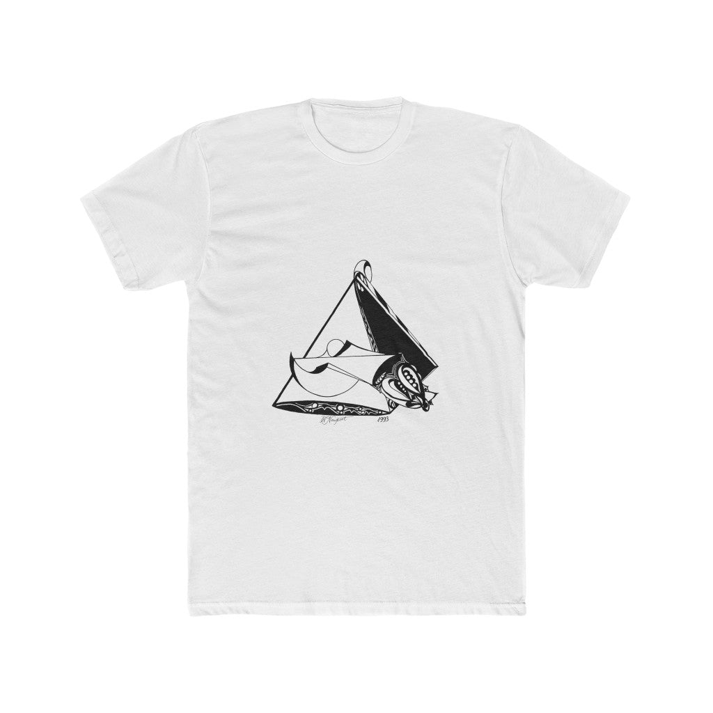 "Man & Nature Together" - Men's Cotton Crew Tee