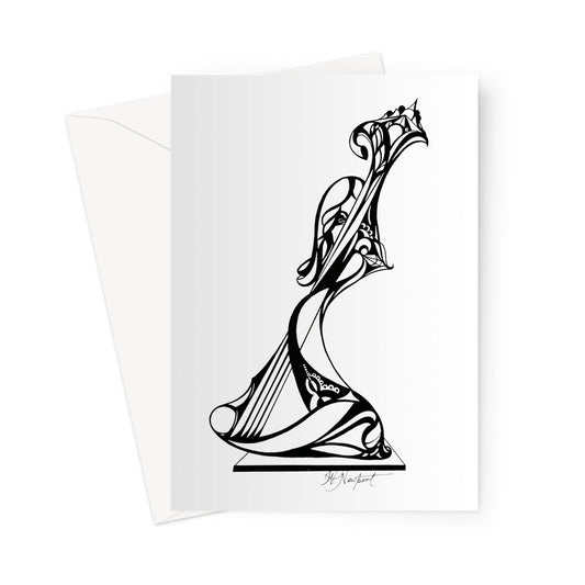 Musical Debutante Greeting Card