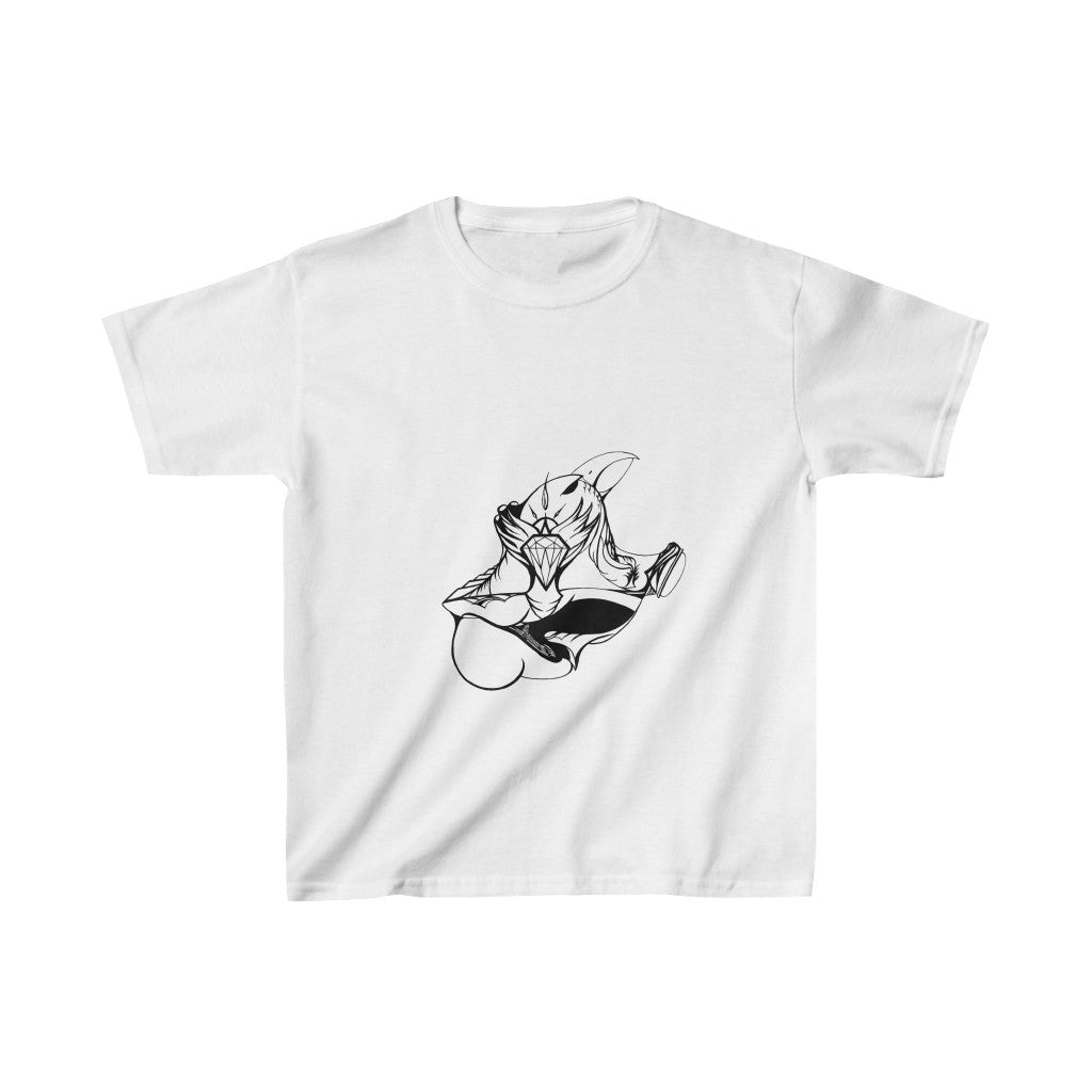 "Abstraction #4" - Kids Heavy Cotton™ Tee