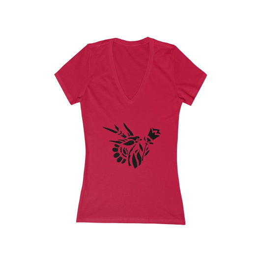 Bird 2 - Women's Jersey Short Sleeve V-Neck Tee