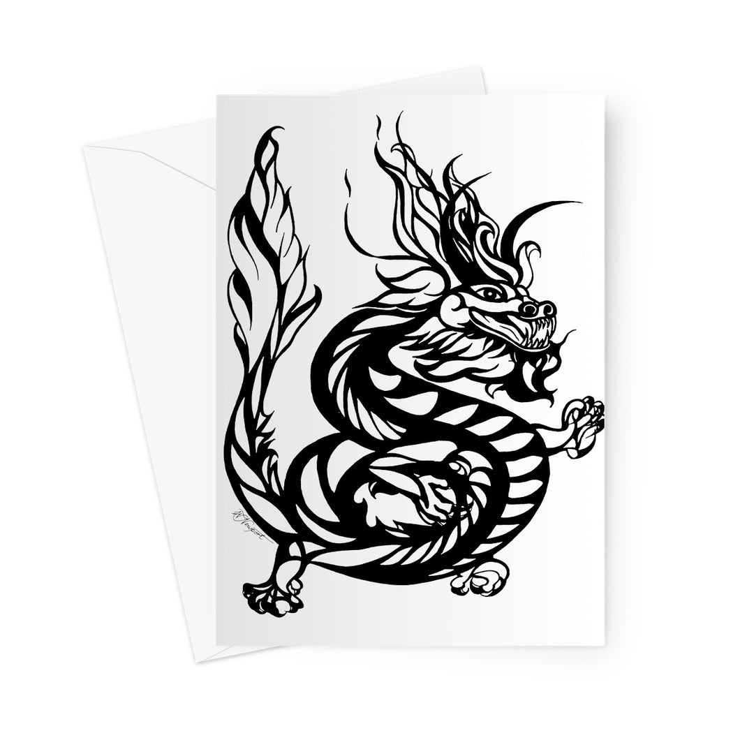 Ja Ja Uma (Dragon) Greeting Card