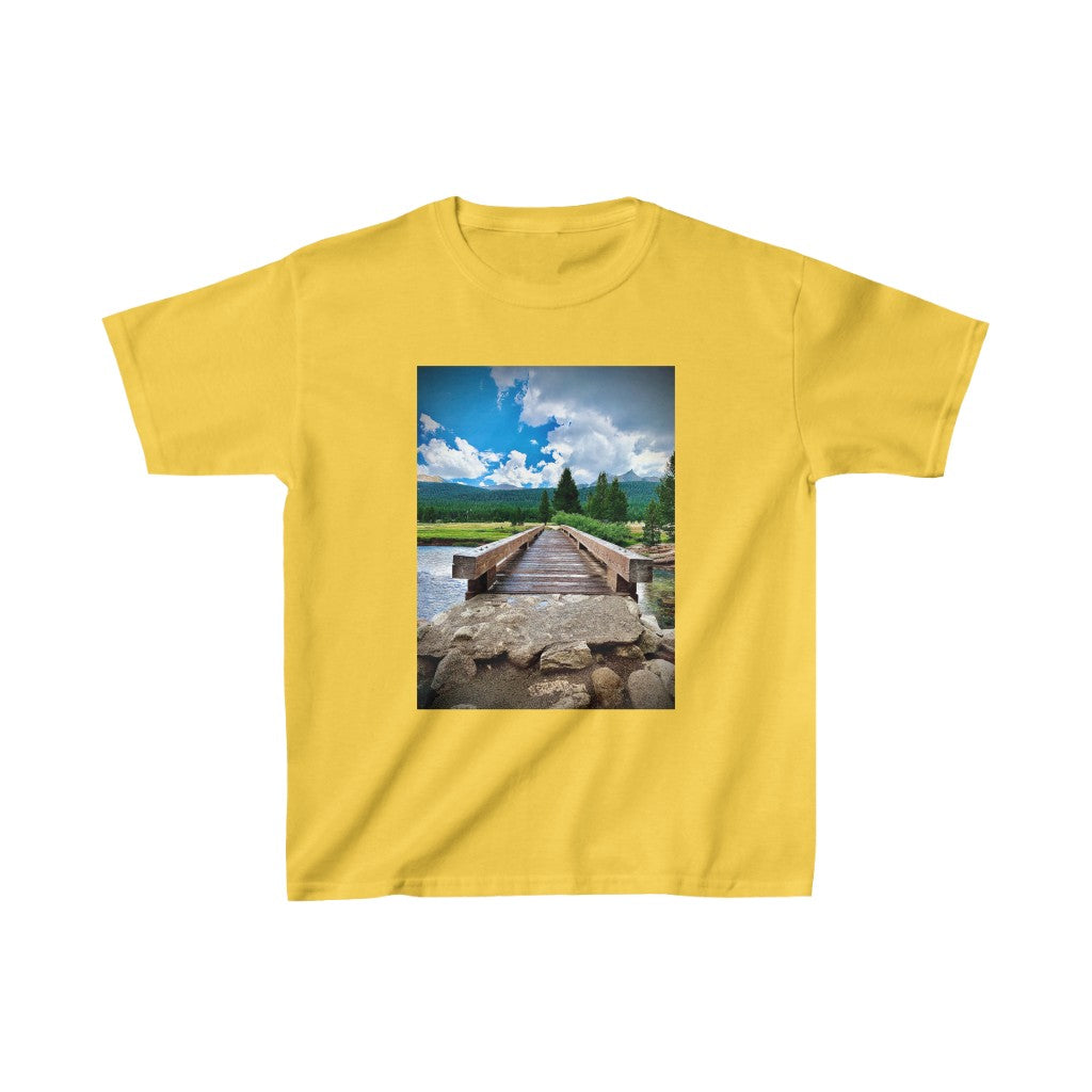 Yosemite Bridge - Kids Heavy Cotton™ Tee