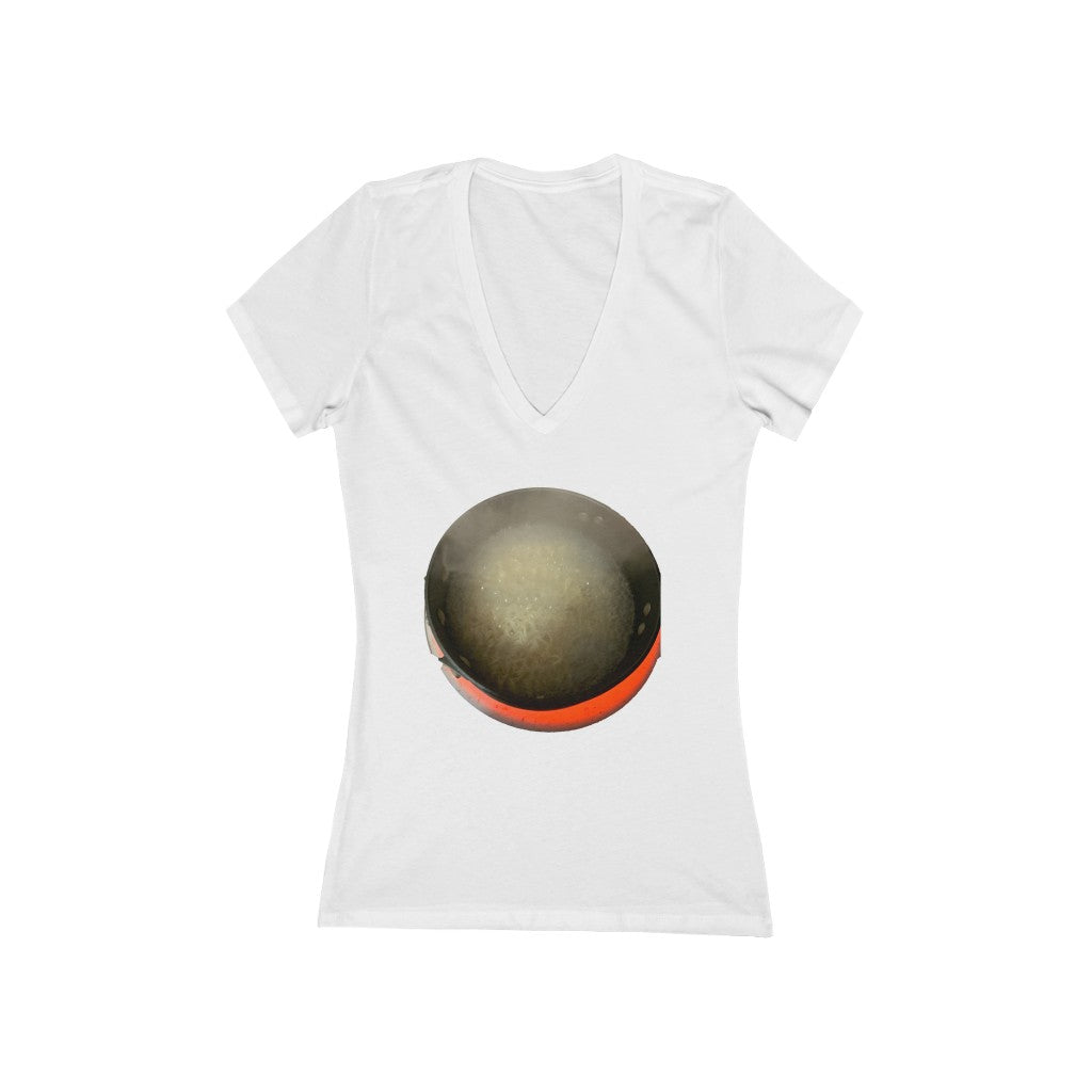 Boiling Ramen - Women's Jersey Short Sleeve V-Neck Tee