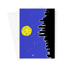 Load image into Gallery viewer, Philly Skyline with Moon Greeting Card
