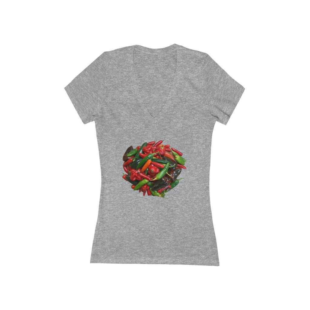 Ring of Fire 2 - Women's Jersey Short Sleeve V-Neck Tee
