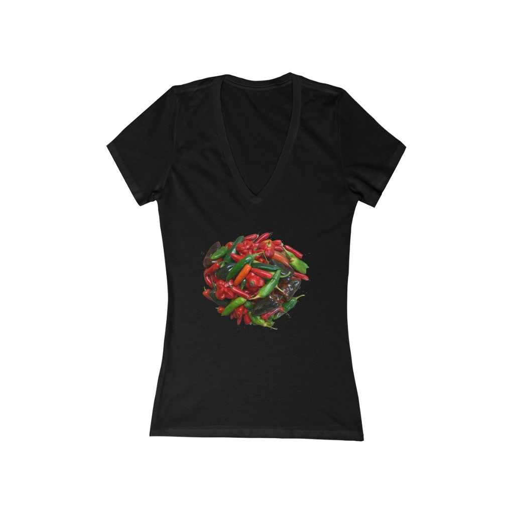 Ring of Fire 2 - Women's Jersey Short Sleeve V-Neck Tee