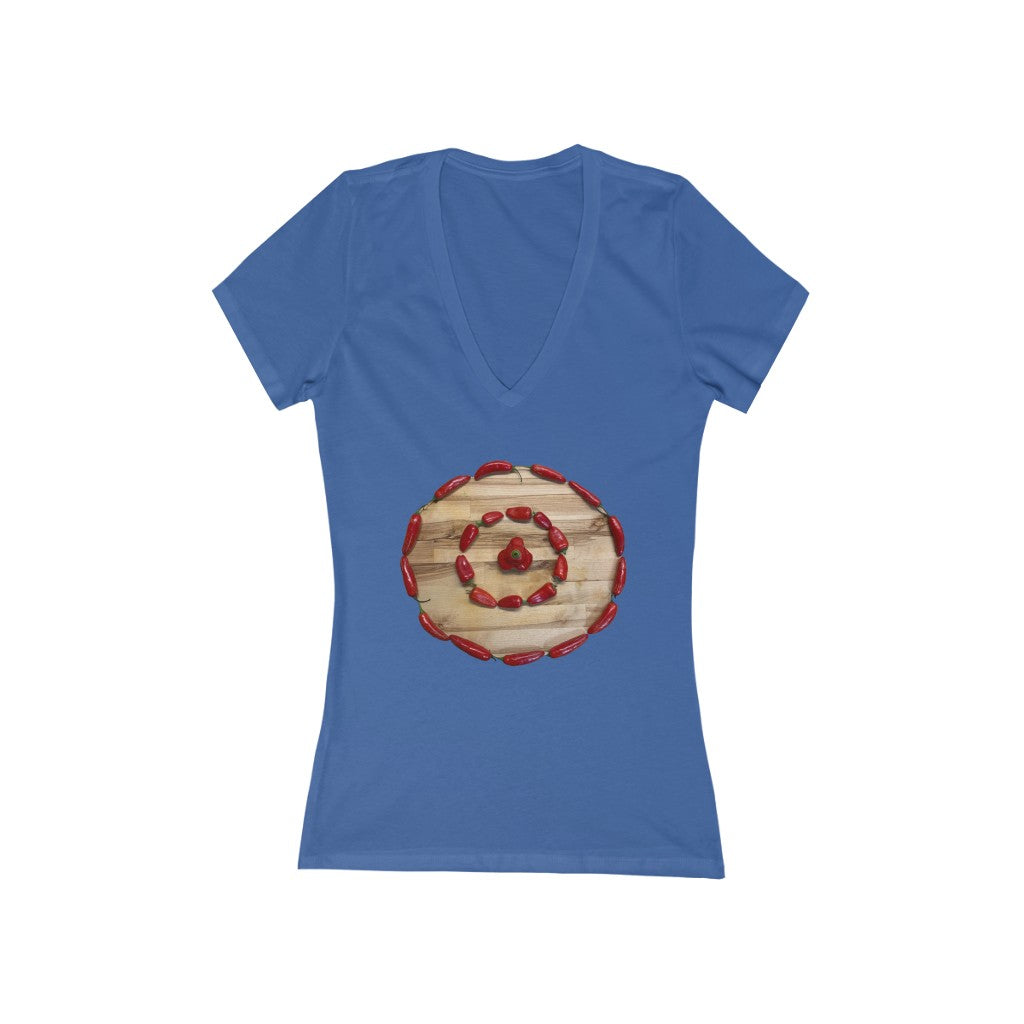 Ring of Fire 3 - Women's Jersey Short Sleeve V-Neck Tee