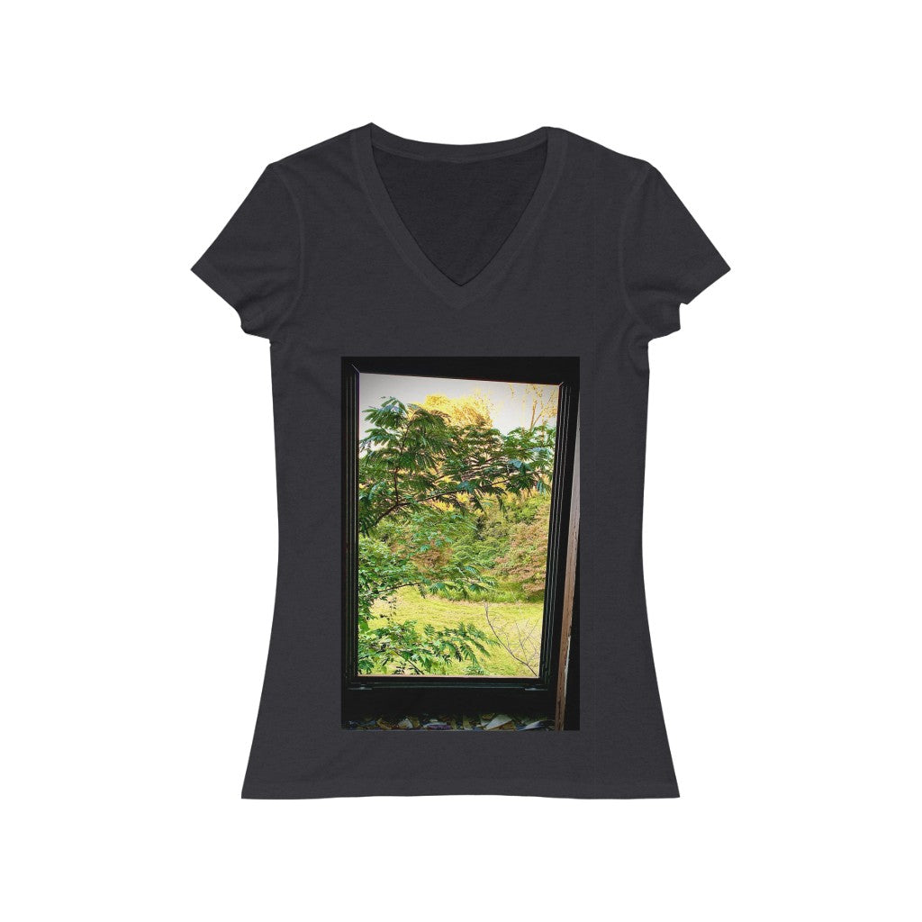 Window 3 - Women's Jersey Short Sleeve V-Neck Tee