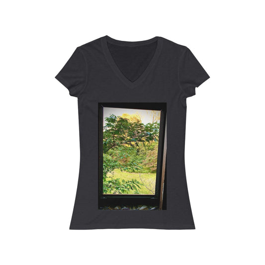 Window 3 - Women's Jersey Short Sleeve V-Neck Tee