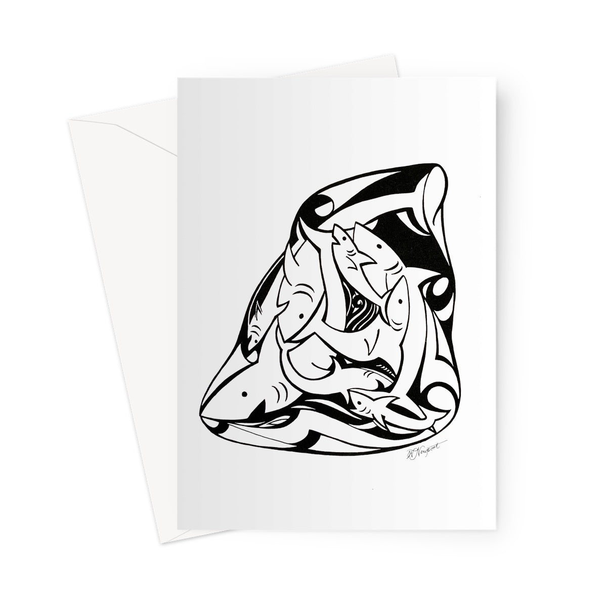 Tiburones (Sharks) Greeting Card