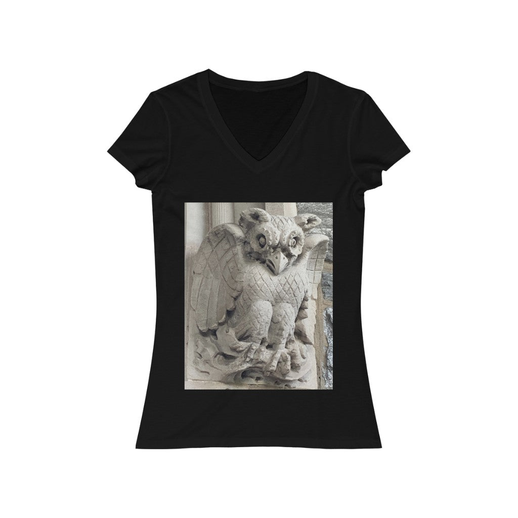 Face 4 - Women's Jersey Short Sleeve V-Neck Tee