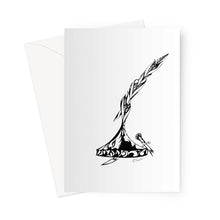 Load image into Gallery viewer, The Pen Is Mightier Than the Sword Greeting Card
