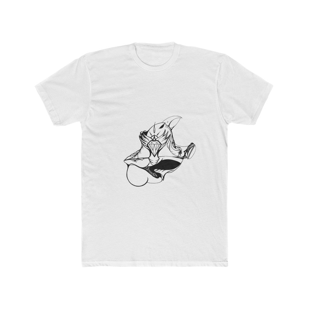 "Abstraction #4" - Men's Cotton Crew Tee