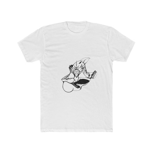 "Abstraction #4" - Men's Cotton Crew Tee