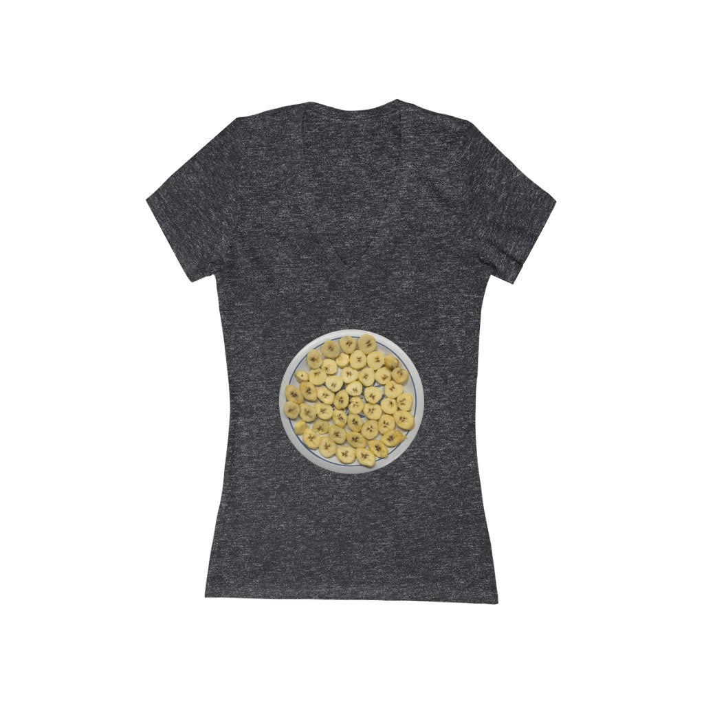 Plantains - Women's Jersey Short Sleeve V-Neck Tee
