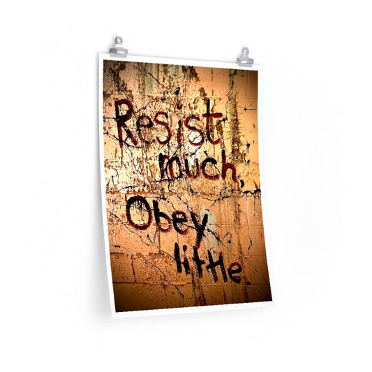 Resist - Premium Matte poster
