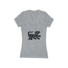 Load image into Gallery viewer, Hyena - Women&#39;s Jersey Short Sleeve V-Neck Tee
