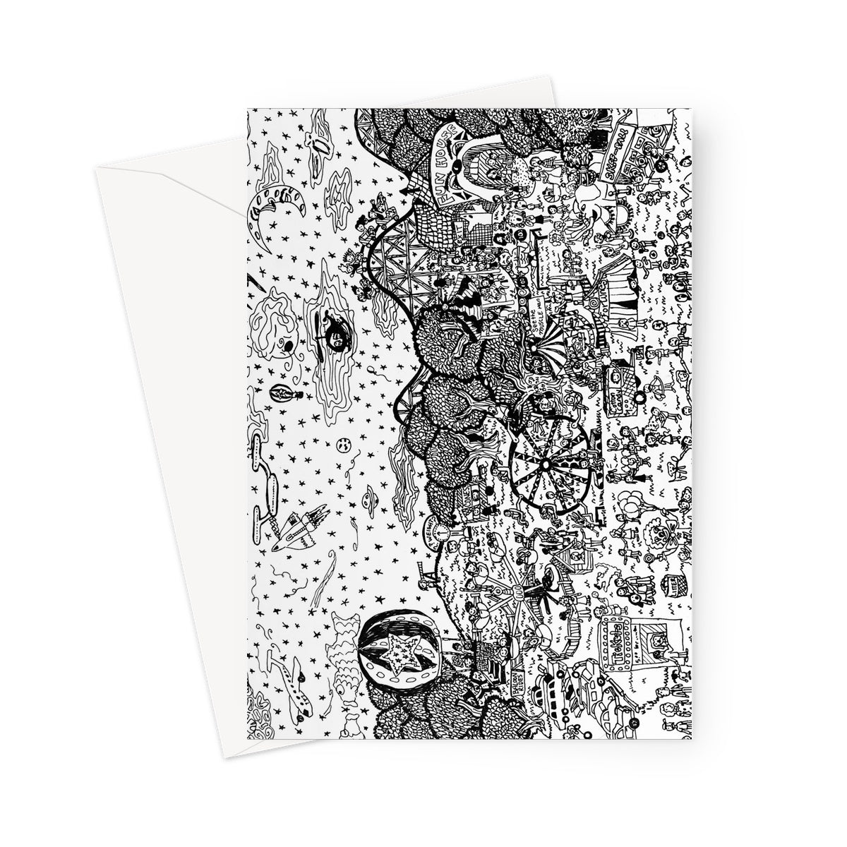 Carnivaland Greeting Card