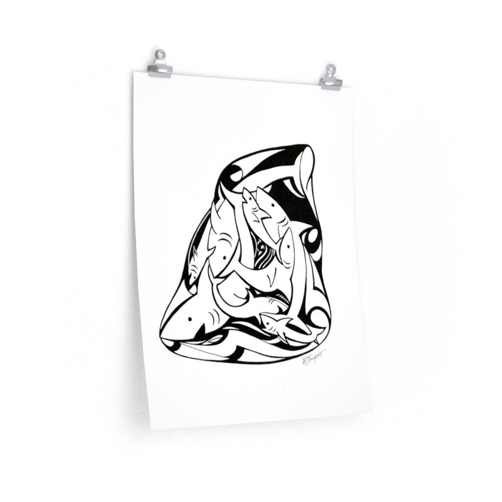 "Tiburones (Sharks)" - Premium Matte poster