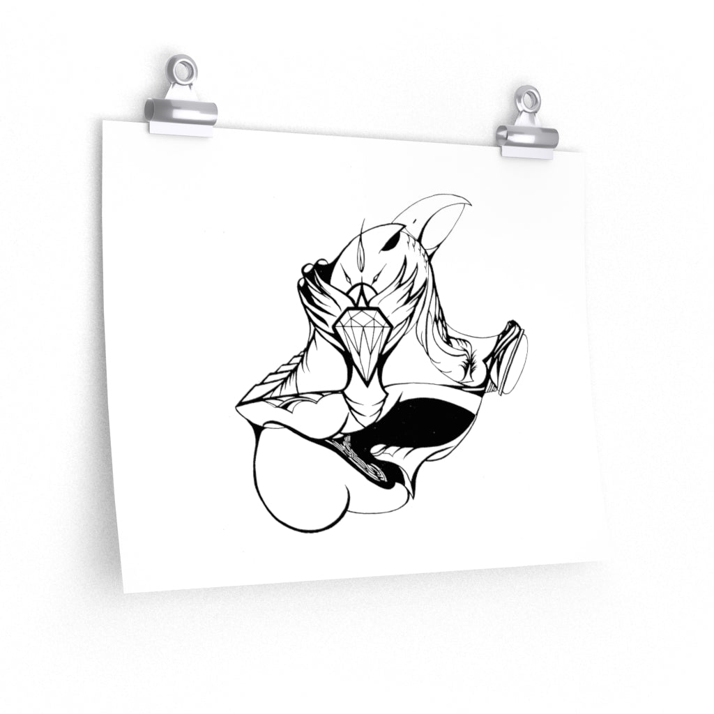 "Abstration #4" Premium Matte poster